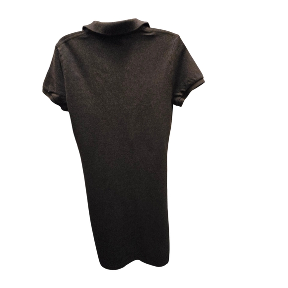 Ralph Lauren Sport Charcoal Gray Short Sleeve Polo Dress Women's Size M - Picture 4 of 5